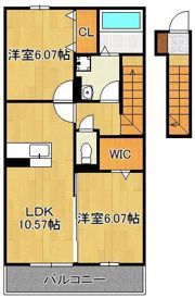 comfortas Kの間取り画像