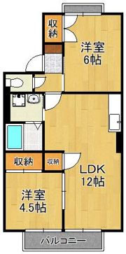 ヴァンベールHATANOPure IIの間取り画像