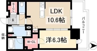 ザ・ファインタワー名古屋今池の間取り画像