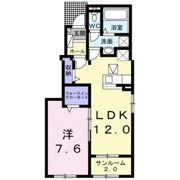 シエロアスール Ⅰの間取り画像