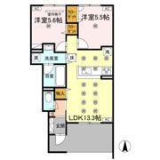 アヴェンセ A棟の間取り画像