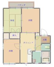 コンフォートⅠの間取り画像