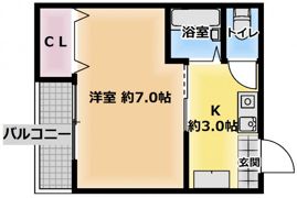 パレ松月の間取り画像