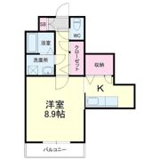 野中第6マンションの間取り画像