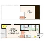 ハーモニーテラス旭ヶ丘IIの間取り画像