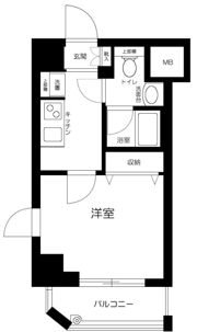 アマヴェル洗足の間取り画像