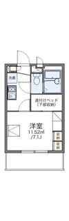 レオパレス大岡壱番館の間取り画像