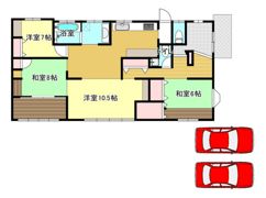 藤崎貸家の間取り画像