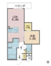 グランデクラッセ新都心の間取り画像