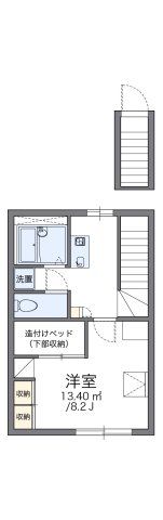 レオパレスJUN東野の間取り画像