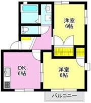 ヴィラフレグランス Cの間取り画像