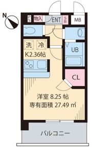 ウィッシュ・スクエア・イーストの間取り画像