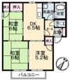 ディアス南幸 C棟の間取り画像