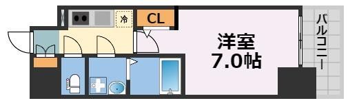 S-RESIDENCE堺筋本町Deuxの間取り画像