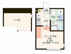 ハーモニーテラス足立ⅩⅠの間取り画像