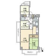 グランドメゾンサン原A棟の間取り画像