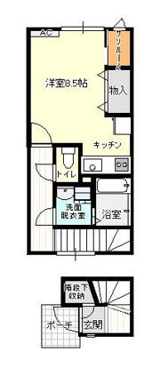 アバンティ磯部A棟の間取り画像