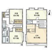 落合戸建の間取り画像
