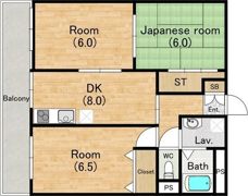 メゾンソレイユの間取り画像