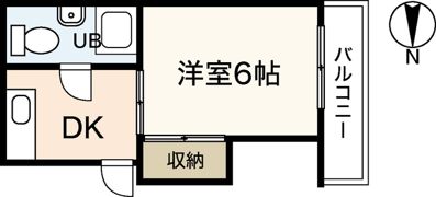 ルミネ広瀬北の間取り画像
