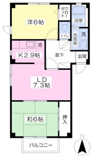 フォブールトロワ松末の間取り画像