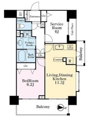 ライオンズプラザ両国緑の間取り画像