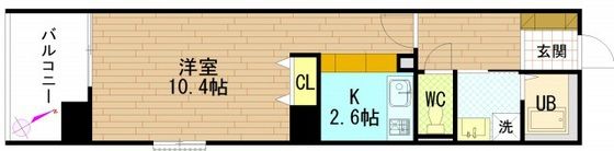 グラビスコート上幟町の間取り画像