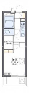 レオパレスエトワール 栗林の間取り画像