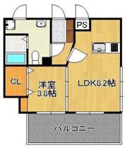 Basic B.L.D YAHATAの間取り画像