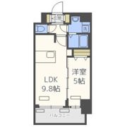 プレサンス扇町駅前の間取り画像