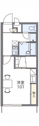 レオパレスグランドカメリアⅡの間取り画像