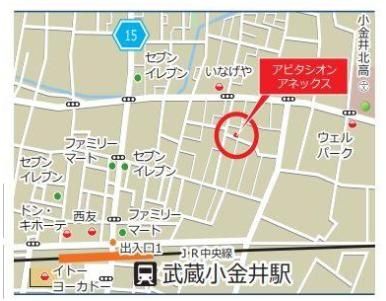 近くに施設あり