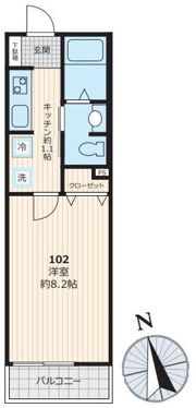 アビタシオン9の間取り画像