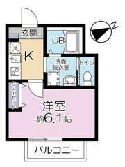イーグル与野本町 B棟の間取り画像