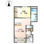 La Casa dolce 舟橋の間取り画像