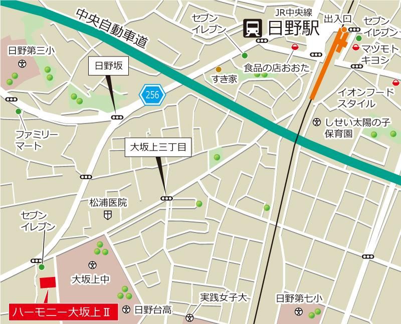 近くに施設あり