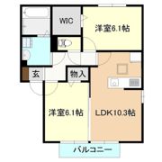 エスポワールAの間取り画像