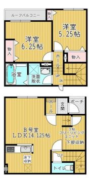 プリムヴェールの間取り画像