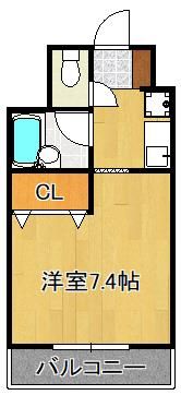 アルテハイム折尾の間取り画像