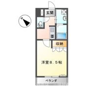 メルヴェーユの間取り画像