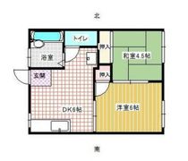 パークコーポBの間取り画像
