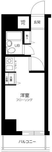 コスモ東池袋の間取り画像