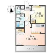 来夢1の間取り画像