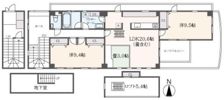 ハイフレンドコートの間取り画像