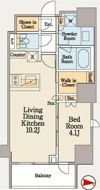 クレストコート木場の間取り画像