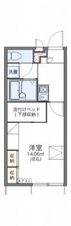 レオパレス湖月の間取り画像