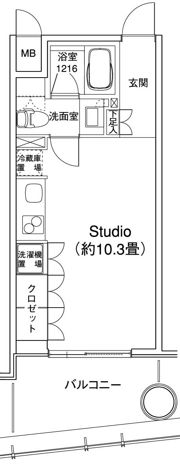 YOTSUYA RESIDENCEの間取り画像