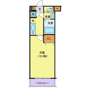 XEBEC日暮里の間取り画像