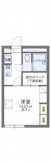 レオパレスディアコートの間取り画像