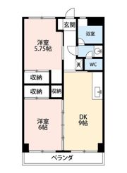 五明ハイツの間取り画像